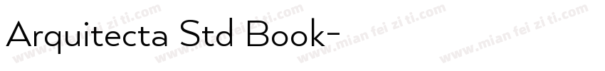 Arquitecta Std Book字体转换